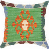 Rustic Turkish Sarita Hand Woven Kilim Throw Pillow