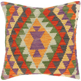 Southwestern Turkish Lelia Hand Woven Kilim Throw Pillow