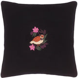 Tribal Geddes Hand Embroidered Italian Velvet Pillow