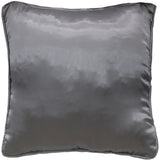 handmade Pillow Gray Blue Handmade square embroided silk pillow