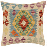Tribal Meza Turkish Hand-Woven Kilim Pillow