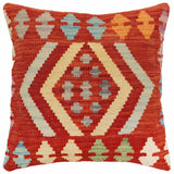 Boho Chic Silva Turkish Hand-Woven Kilim Pillow