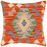 Rustic Mcintyre Turkish Hand-Woven Kilim Pillow