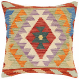Tribal Coffey Turkish Hand-Woven Kilim Pillow