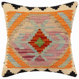 Boho Chic Cantrell Turkish Hand-Woven Kilim Pillow