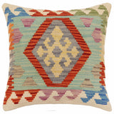 Tribal Terrell Turkish Hand-Woven Kilim Pillow
