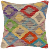 Bohemian Fischer Turkish Hand-Woven Kilim Pillow