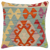 Southwestern Cherry Turkish Hand-Woven Kilim Pillow