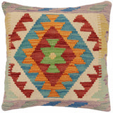 Bohemian Church Turkish Hand-Woven Kilim Pillow