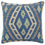 Rustic Boyd Turkish Hand-Woven Kilim Pillow