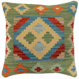 Tribal Kelley Turkish Hand-Woven Kilim Pillow
