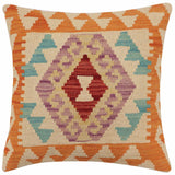Rustic Thompson Turkish Hand-Woven Kilim Pillow
