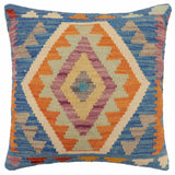 Boho Chic Reynolds Turkish Hand-Woven Kilim Pillow