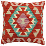 Bohemian Hoover Turkish Hand-Woven Kilim Pillow
