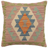 Southwestern Campos Turkish Hand-Woven Kilim Pillow