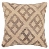 Rustic Holloway Turkish Hand-Woven Kilim Pillow
