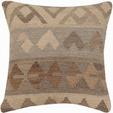 Tribal Fuentes Turkish Hand-Woven Kilim Pillow
