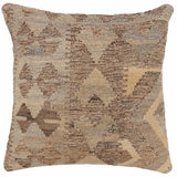 Boho Chic Rivas Turkish Hand-Woven Kilim Pillow