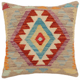 Bohemian Conley Turkish Hand-Woven Kilim Pillow