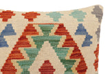 handmade Traditional Pillow Beige Rust Hand-Woven SQUARE 100% WOOL Hand woven turkish pillow2' x 2'