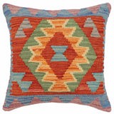 Bohemian Hernande Turkish Hand-Woven Kilim Pillow