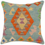 Tribal Robles Turkish Hand-Woven Kilim Pillow