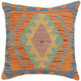 Tribal Schroede Turkish Hand-Woven Kilim Pillow