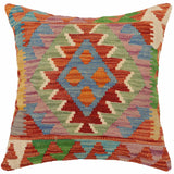 Bohemian Hurley Turkish Hand-Woven Kilim Pillow