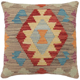 Boho Chic Williams Turkish Hand-Woven Kilim Pillow