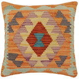 Boho Chic Spears Turkish Hand-Woven Kilim Pillow