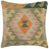 Bohemian Pratt Turkish Hand-Woven Kilim Pillow