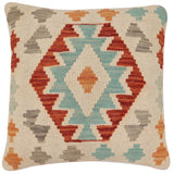 Bohemian Villegas Turkish Hand-Woven Kilim Pillow