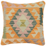 Bohemian Ward Turkish Hand-Woven Kilim Pillow