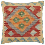 Boho Chic Blankens Turkish Hand-Woven Kilim Pillow