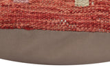 handmade Traditional Pillow Red Blue Hand-Woven SQUARE 100% WOOL Hand woven turkish pillow2' x 2'