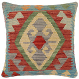Boho Chic Chan Turkish Hand-Woven Kilim Pillow