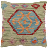 Southwestern Osborn Turkish Hand-Woven Kilim Pillow