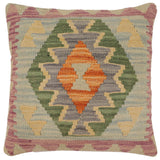 Rustic Kline Turkish Hand-Woven Kilim Pillow