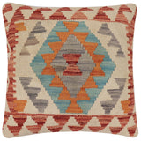 Southwestern Gay Turkish Hand-Woven Kilim Pillow