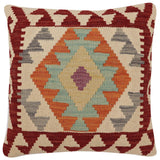 Boho Chic Graves Turkish Hand-Woven Kilim Pillow