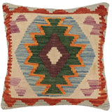 Rustic Lozano Turkish Hand-Woven Kilim Pillow