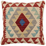 Tribal Hogan Turkish Hand-Woven Kilim Pillow