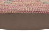 handmade Traditional Pillow Purple Rust Hand-Woven SQUARE 100% WOOL Hand woven turkish pillow2' x 2'