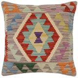 Rustic Eaton Turkish Hand-Woven Kilim Pillow