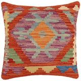 Boho Chic Harrison Turkish Hand-Woven Kilim Pillow