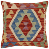 Boho Chic Mueller Turkish Hand-Woven Kilim Pillow