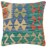 Tribal Hammond Turkish Hand-Woven Kilim Pillow