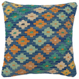 Bohemian Nicholso Turkish Hand-Woven Kilim Pillow