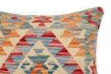 handmade Traditional Pillow Green Blue Hand-Woven SQUARE 100% WOOL Hand woven turkish pillow2' x 2'