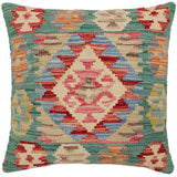 Boho Chic Carrie Turkish Hand-Woven Kilim Pillow